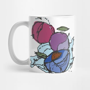 Peaches in bisexual flag color Mug